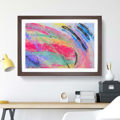 In a Trance in Abstract - Framed Print