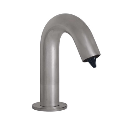 Reno Goose Neck Faucet Commercial Grade Brushed Nickel Finish for Durable Stylish Use