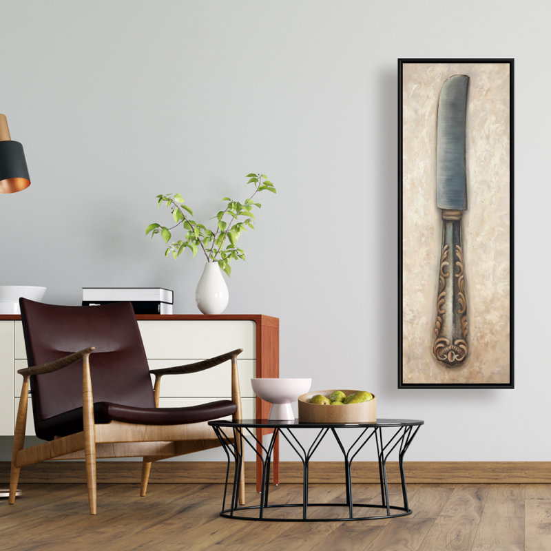 «Vintage Butter Knife» sur toile