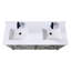Plateau de meuble-lavabo double Caorle