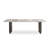 Modern Luxury Dining Table: Sintered Stone Top & Sturdy Base-110205137