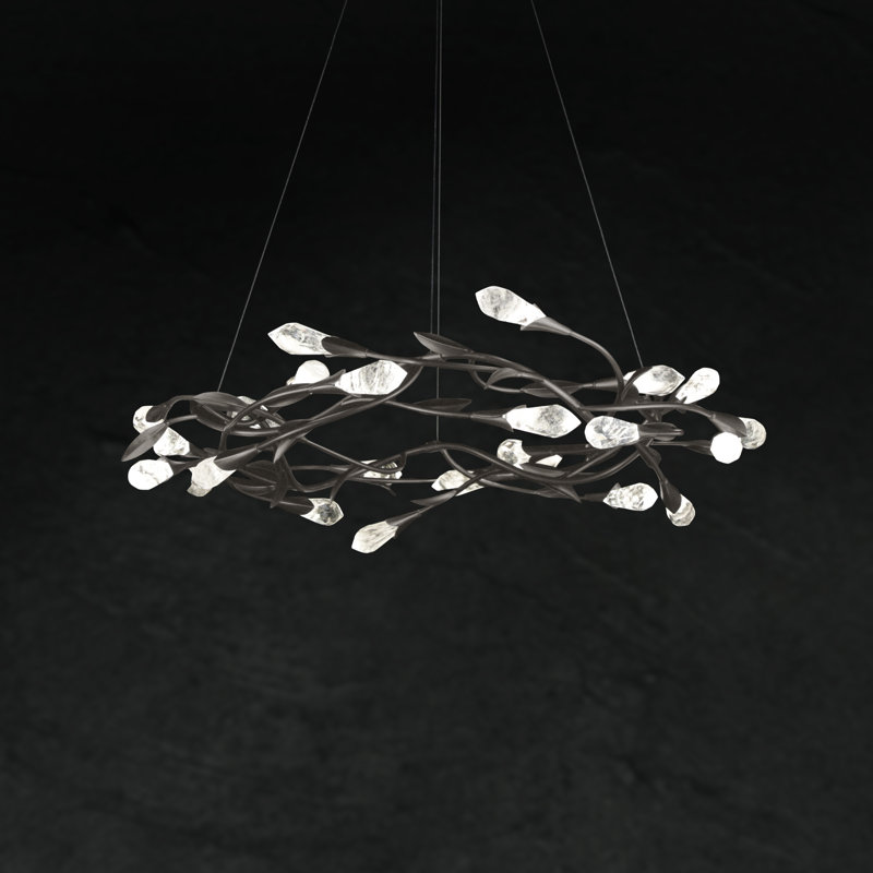 Secret Garden 1 - Light LED Pendant, Antique Pewter
