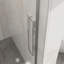 Porte de douche en verre coulissante l 48 po x H 72 po, finition, verre trempé de 1/4 po de 6 mm, facile à nettoyer, largeur réglable de 48 à 48 po, seuil anti-éclaboussures, poulies silencieuses, pièces coulissantes, conception à éclaboussures,