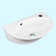 Juniper 17 1/8" Wall Mounted Bathroom Sink in White with Overflow