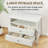 29.9" W Wood Nightstand With Two Drawers-1852939196