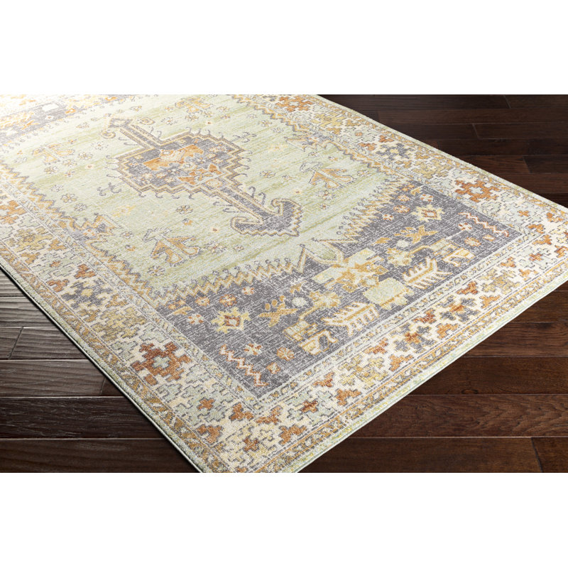 Giuliani Oriental Indoor / Outdoor Rug, Rectangle 5'3" x 7'3"