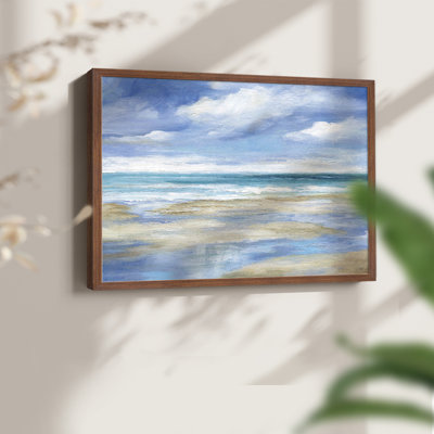 Washy Coast I -Framed Print - Restickable