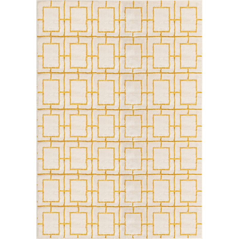 Geometric Area Rug, Rectangle 215.9cm x 304.8cm