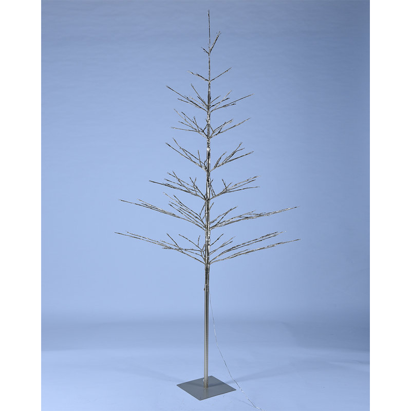 84'' LED Lighted Trees & Branches, Gold