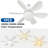 Biyori Ceiling Fan with Light 3-Speed Brushless Motor Remote Control Chandelier Fans-98234025