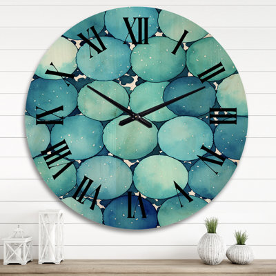 Horloge murale en bois massif Marinette