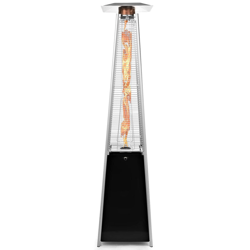 Chauffe-terrasse au propane 48 000 BTU, Noir