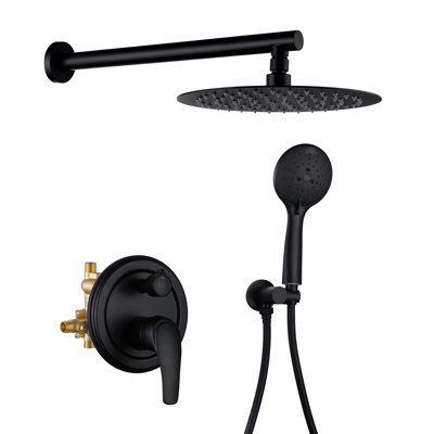 Système de douche complet avec valve brute