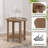 16 Inch Round Outdoor Side Table Adirondack Plastic/Resin Patio Side Table Weather Resistant End Table with Storage Shelf （Set of 2）-1624185077