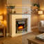 Flamborough Fireplace Castleton Fires & Fireplaces 120 cm W White Wood Electric Fireplace with 6824.28 BTU-85884012