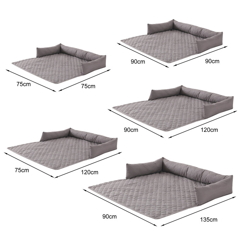  Housse pour lit pour chien Coussin pour animal de compagnie Housse pour canapé antidérapant Coussin de siège de voiture imperméable Cozy Dog Nest Canapé-lit
