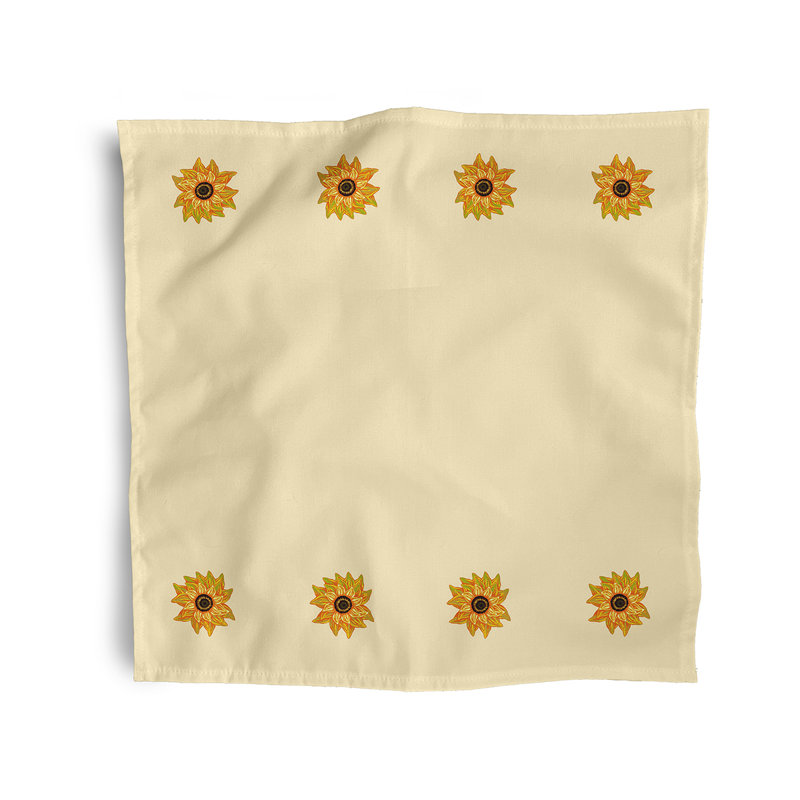 Leonaldo El Girasol Feliz Napkins, Yellow