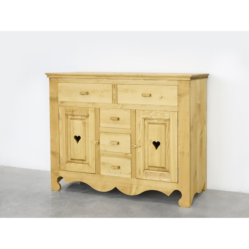 Lender 129cm Solid Wood Sideboard