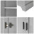 Versatile Storage Cabinet With Adjustable Shelves And Two Doors For Bathroom Or Office Use.-1261929596