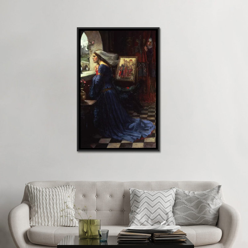 « fair rosamund, 1916 » par john william, impression sur toile waterhouse, H 26 po x l 18 po x P 1,5 po, Non mat