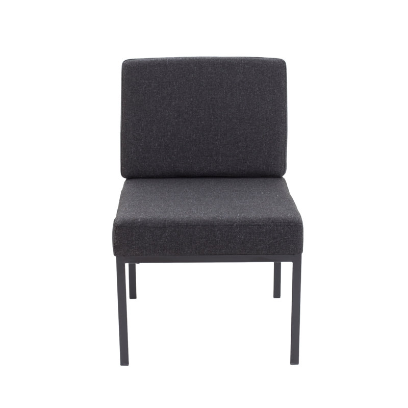 Reception Chair, Charcoal Pyra