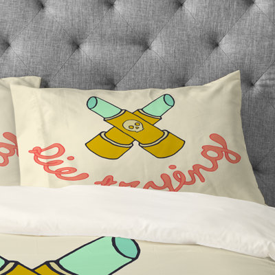 Wesley Bird Die Trying Pillowcase