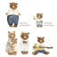 Adhésif décoratif Bear Town