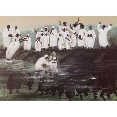 " Black Baptism " Painting Print