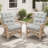 Outdoor Replacement Cushion Set Deep Seating High Back Seat / Back Cushions with Ties (Set of 2)-942211120