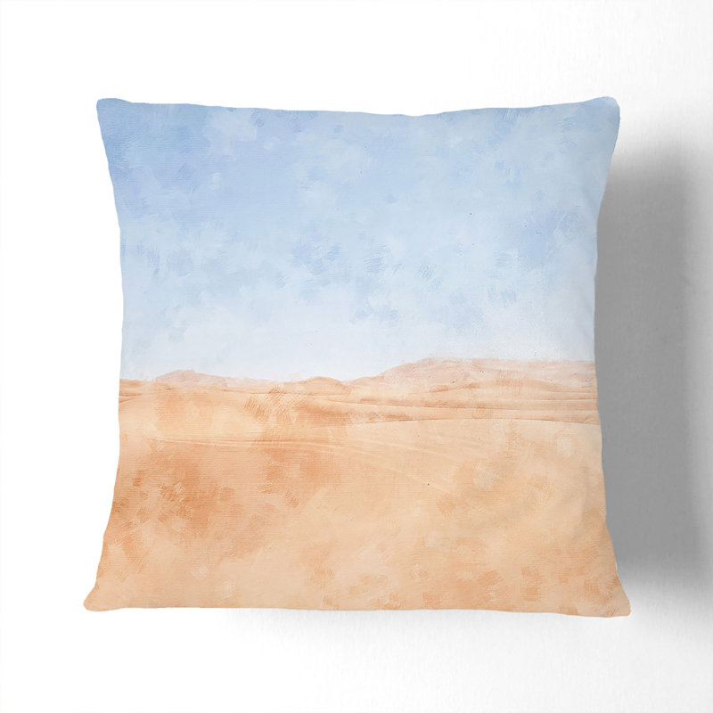Sand Dunes of Morocco Scatter Cushion, 55cm H x 55cm W x 20cm D, Black