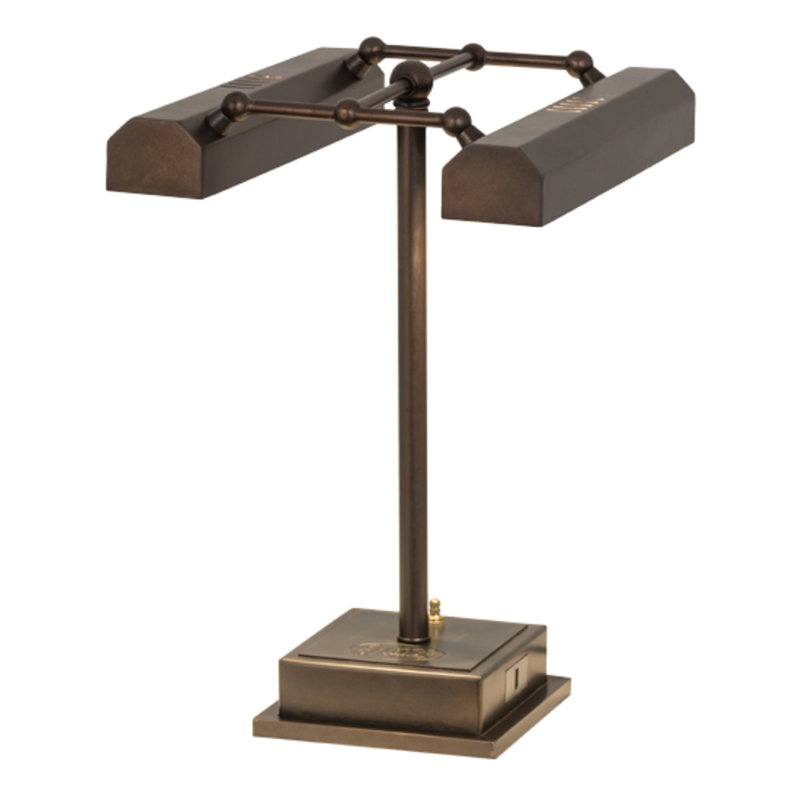 16" High Utica Library Banker's Lamp