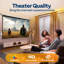 16:9 84 Inch Electric Projector Screen with Remote-129546588