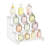 4 Tier Clear Display Risers Stand, Desktop Display Stand For Organize And Decoration
