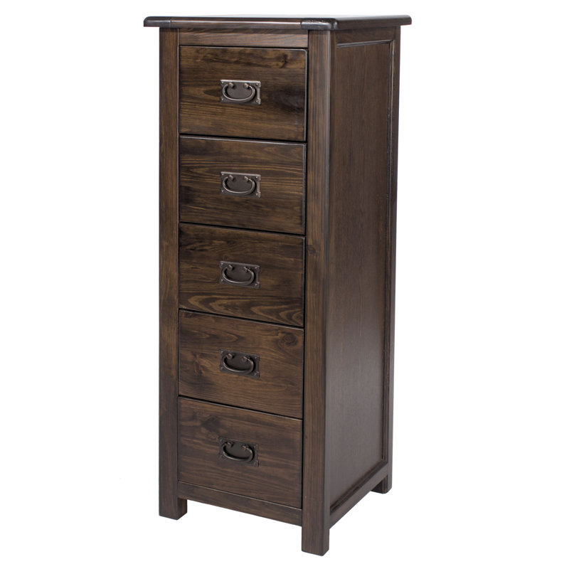 Somerville 5 Drawer narrow chest of drawers
