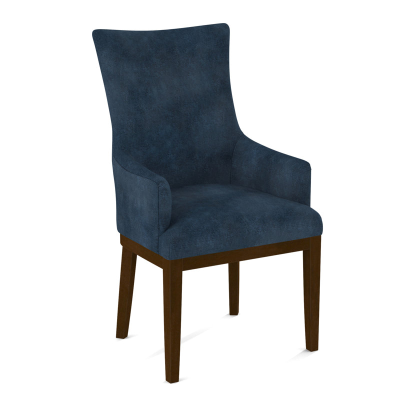 19'' H Upholstered Armchair, Pecan, 61614-35