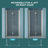 30"W X 72"H Fold Frameless Shower Door With Tempered Glass-111604179