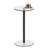 iDesign Round Pedestal Drink Table for Small Spaces-112529901