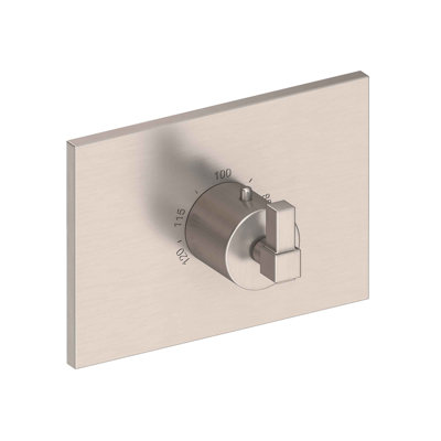 Malvina 3/4" Square Thermostatic Trim Plate With Handle