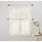 Alejo Floral Lace Sheer Rod Pocket Kitchen Curtain Tier Pair-1144770667-1144656348