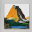 « sun mountain », reproduction d’art sur toile tendue-17718408