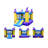 Inflatable 8' x 9' Bounce House Slide