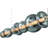 Atomo Dimmable LED Linear Chandelier-98715649-98715650