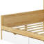 Lit de jour en L avec bureau - simple, naturel et blanc