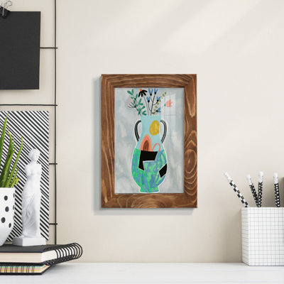 «Geesey Collage Vase I», encadré sur papier
