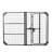 Black Head Up Only Twin Adjustable Bed Base