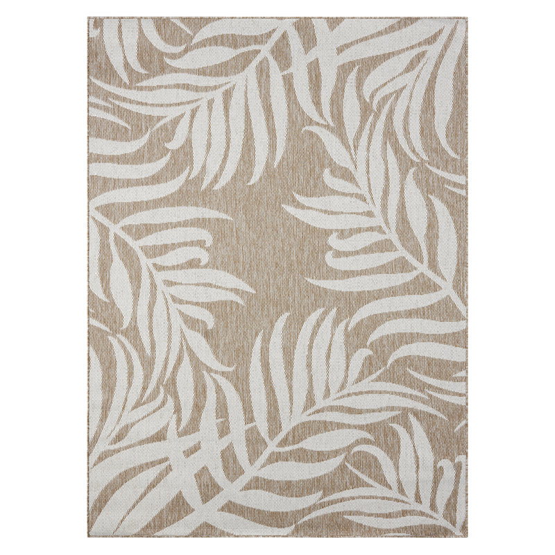 Patio Country Area Rug, 7'10"x10'2", Beige/Cream