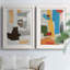 Formes andalouses III Formes andalouses III - Impression sur toile encadrée 2 pièces-1865806988-1865806979