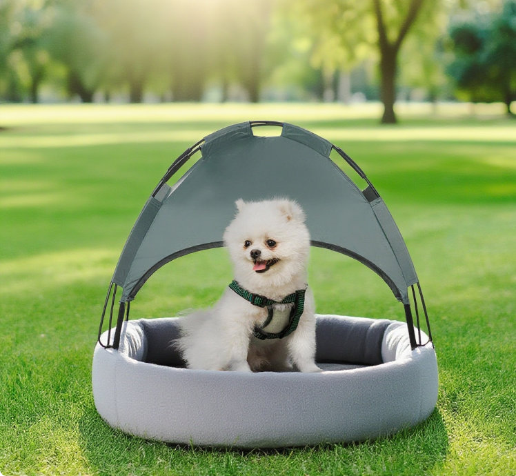 Lit pour chien surélevé d'extérieur pour grands ou petits chiens