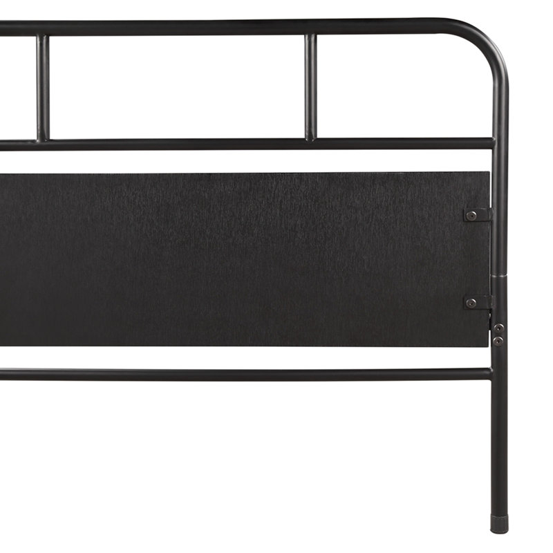 [Non autorisé à vendre à Walmart] Structure de lit plateforme en métal avec roulettes intégrées, taille simple