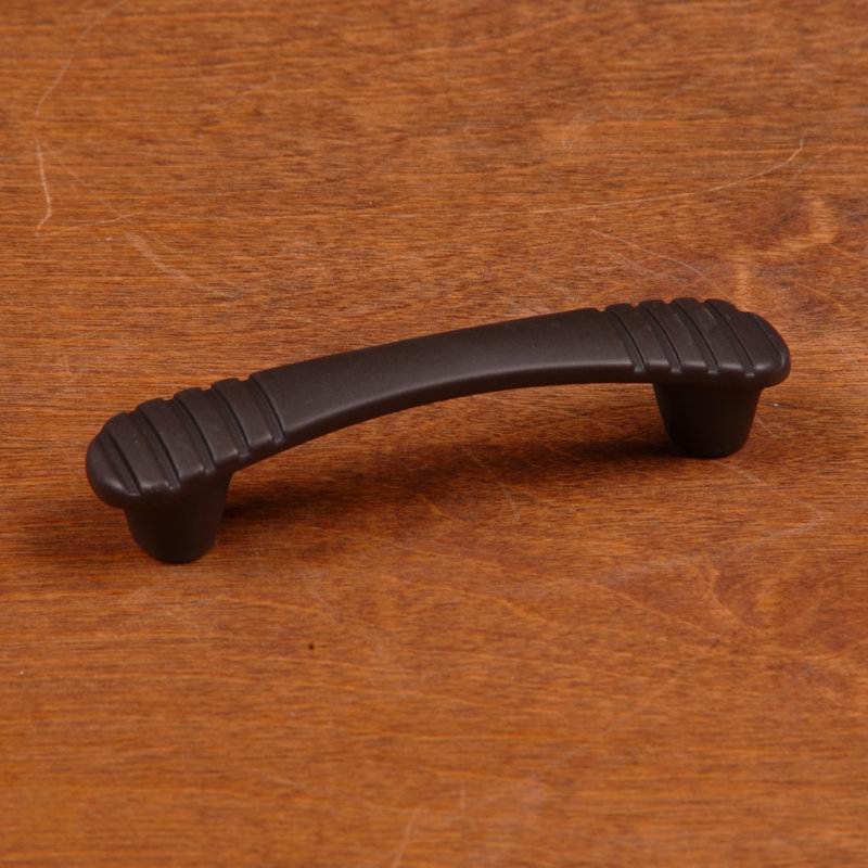 Ridges at Edge 3" Center to Center Bar Pull, Oil Rubbed Bronze